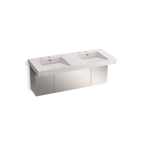 Kohler 60In Wall-Mount Basin Lavatory System In Et Statuario 81030-BSS-KES - main